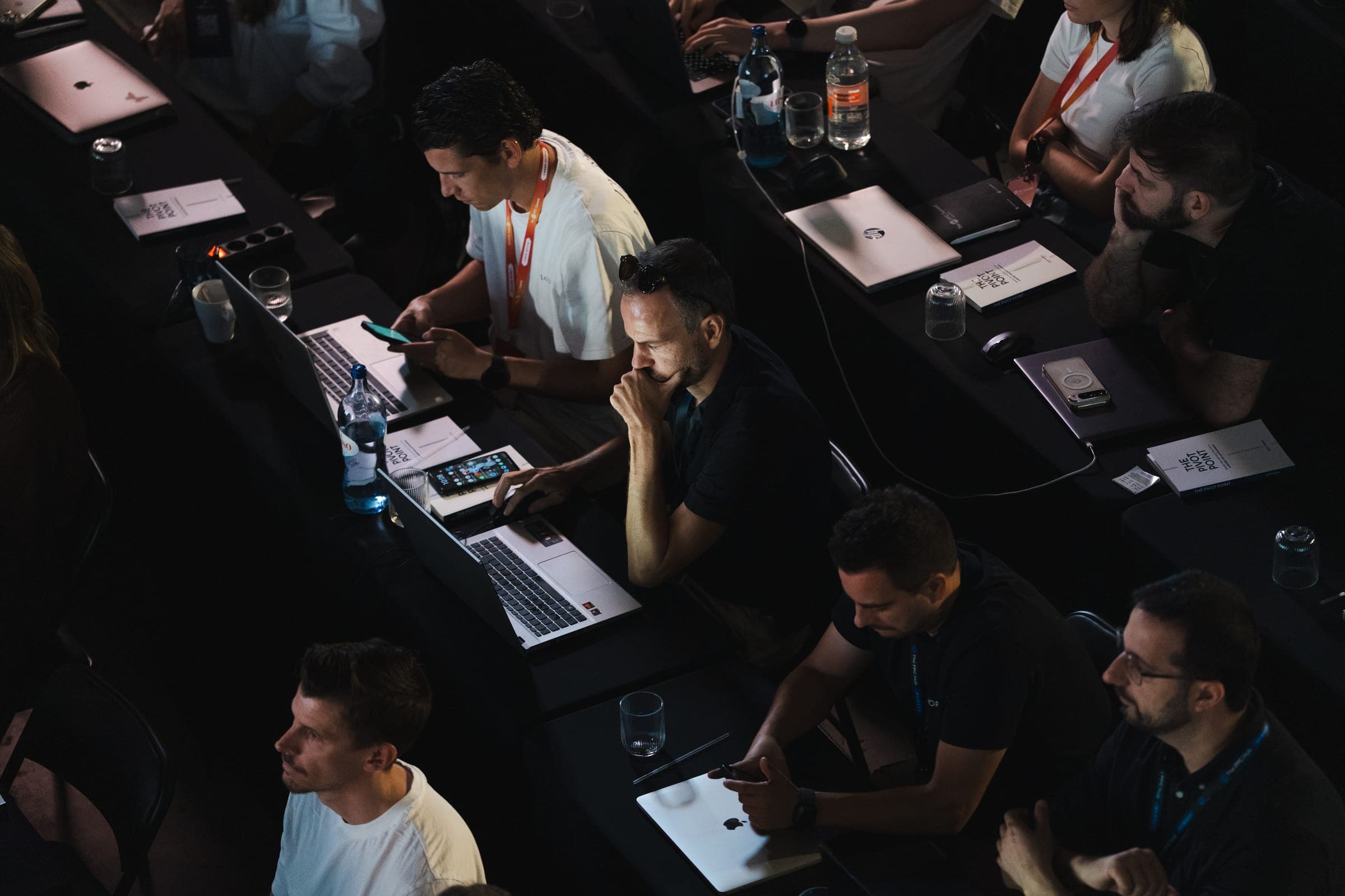 Attendees working on their own Google Ads accounts during a Day 2 workshop
